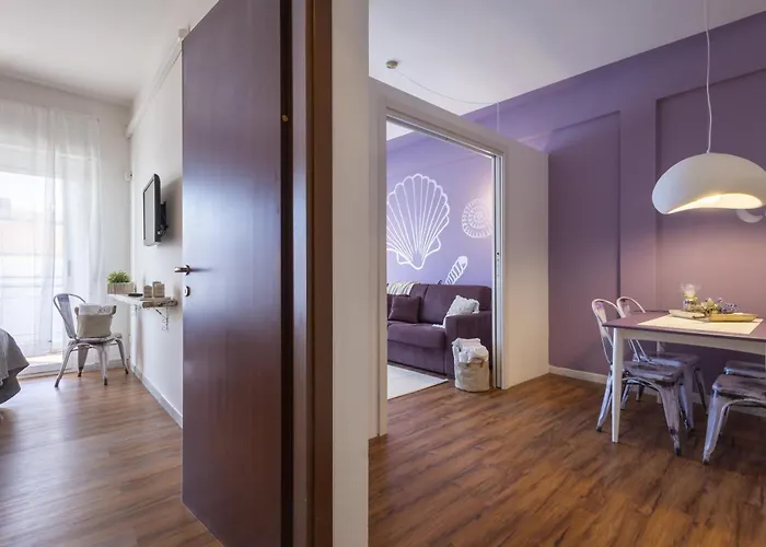 Conchiglia Design Vista Mare/spiaggia+parking Daire *
